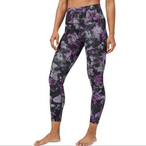 Lululemon High Rise Align Pant II 25" in Floral Shift Multi size 6